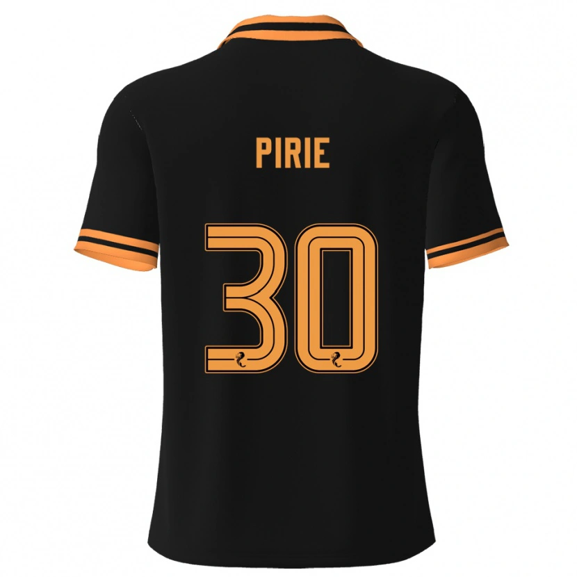 Danxen Herren Rachel Pirie #30 Schwarz Gelb Auswärtstrikot Trikot 2025/26 T-Shirt