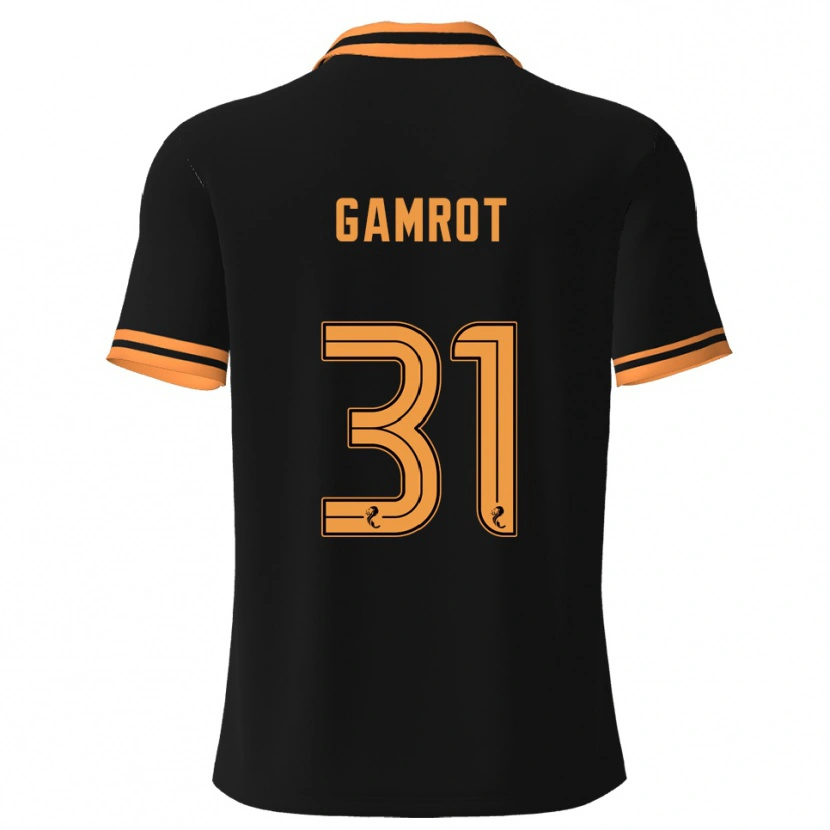 Danxen Herren Schenai Gamrot #31 Schwarz Gelb Auswärtstrikot Trikot 2025/26 T-Shirt