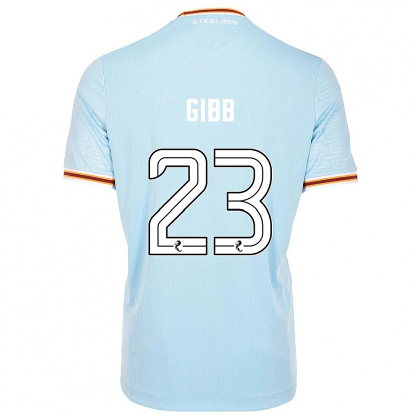 Danxen Herren Sarah Gibb #23 Himmelblau Auswärtstrikot Trikot 2025/26 T-Shirt