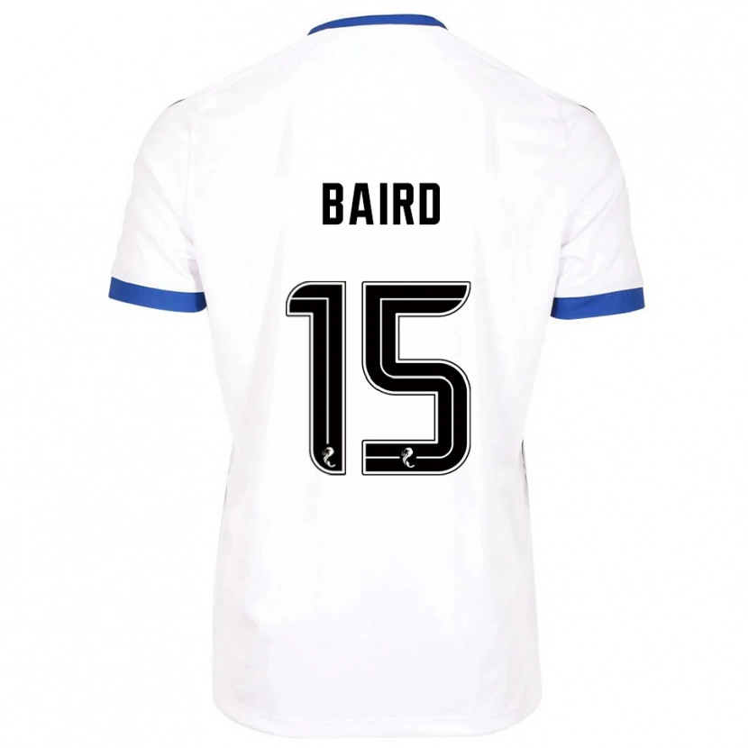 Danxen Herren Jack Baird #15 Weiß Blau Auswärtstrikot Trikot 2025/26 T-Shirt
