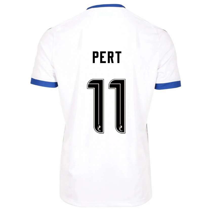 Danxen Herren Bailey Pert #11 Weiß Blau Auswärtstrikot Trikot 2025/26 T-Shirt