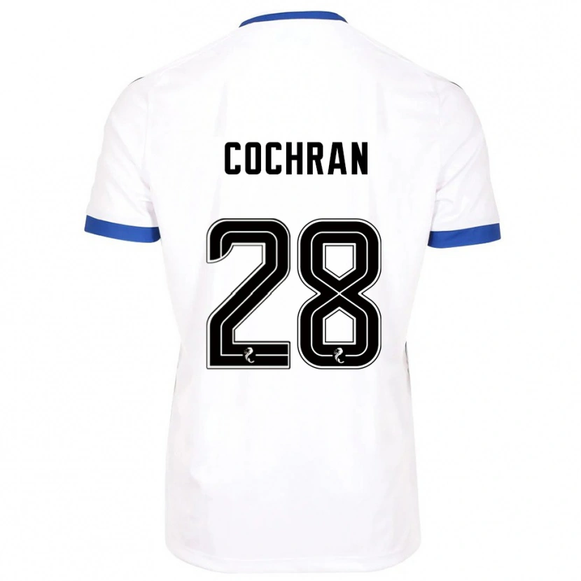 Danxen Herren Bobby Cochran #28 Weiß Blau Auswärtstrikot Trikot 2025/26 T-Shirt
