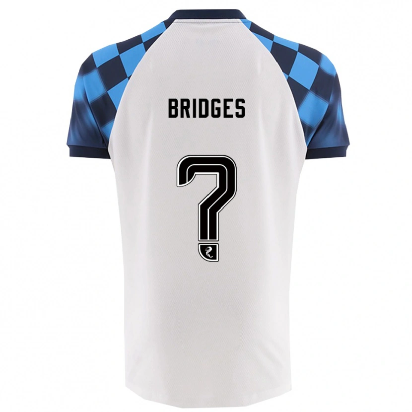 Danxen Herren Iona Bridges #0 Weiß Himmelblau Auswärtstrikot Trikot 2025/26 T-Shirt