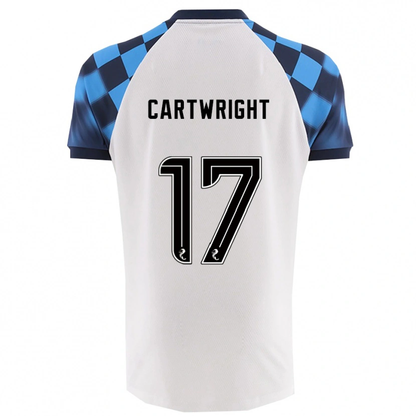 Danxen Herren Henry Cartwright #17 Weiß Himmelblau Auswärtstrikot Trikot 2025/26 T-Shirt