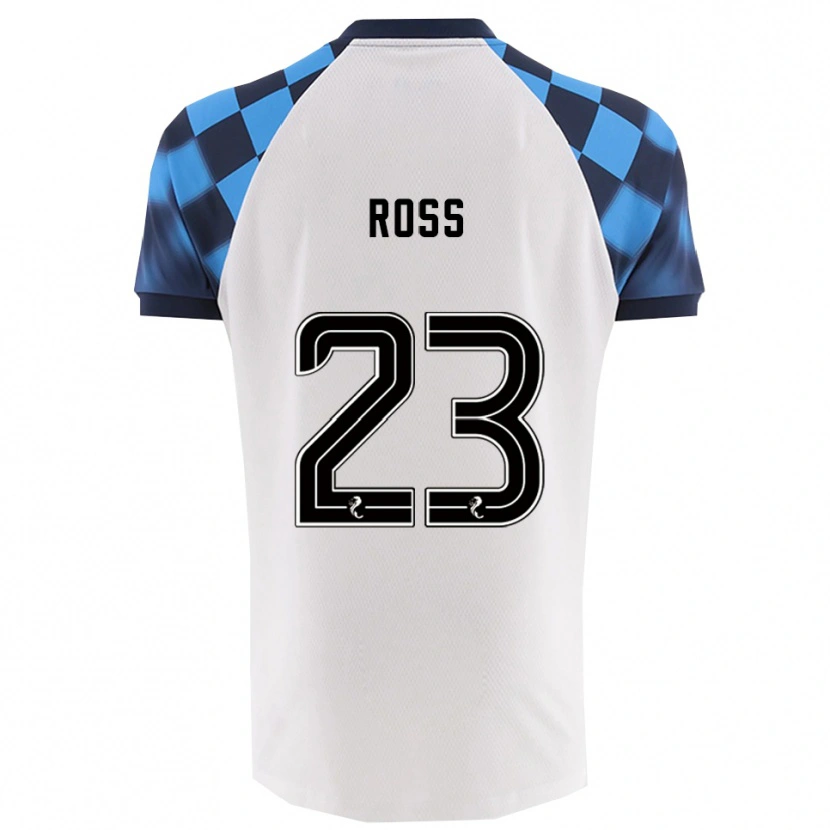 Danxen Herren Ethan Ross #23 Weiß Himmelblau Auswärtstrikot Trikot 2025/26 T-Shirt