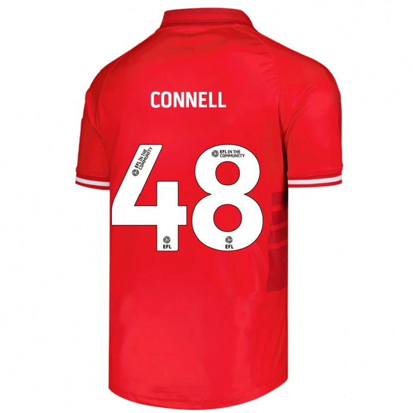 Danxen Damen Luca Connell #48 Rot Weiß Heimtrikot Trikot 2025/26 T-Shirt