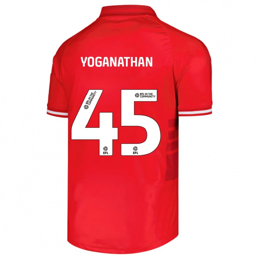 Danxen Damen Vimal Yoganathan #45 Rot Weiß Heimtrikot Trikot 2025/26 T-Shirt