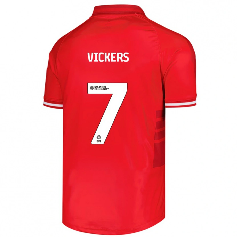Danxen Damen Caylan Vickers #7 Rot Weiß Heimtrikot Trikot 2025/26 T-Shirt