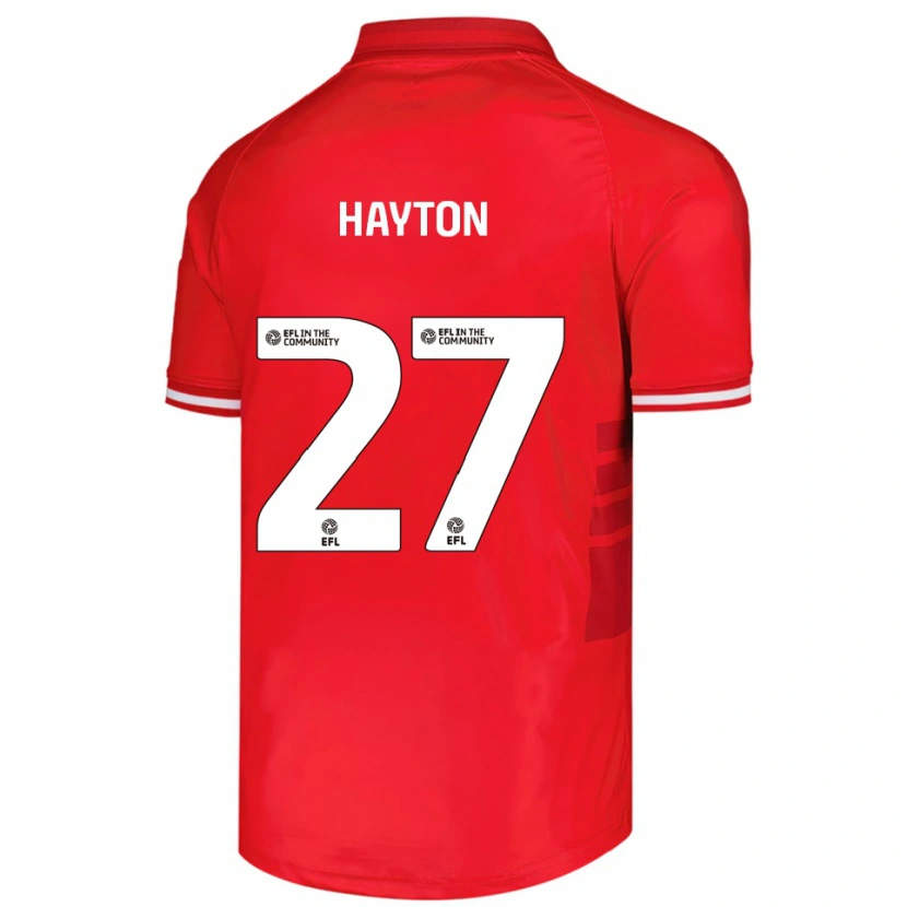 Danxen Damen Adam Hayton #27 Rot Weiß Heimtrikot Trikot 2025/26 T-Shirt
