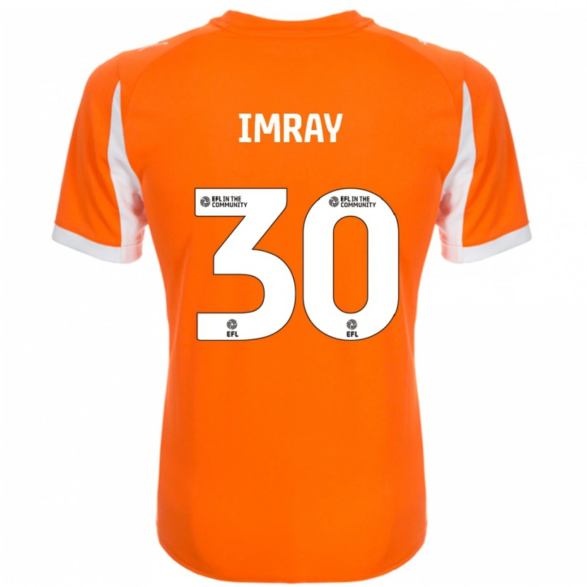 Danxen Damen Danny Imray #30 Orange Weiß Heimtrikot Trikot 2025/26 T-Shirt