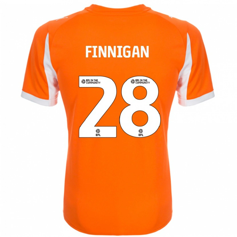 Danxen Damen Ryan Finnigan #28 Orange Weiß Heimtrikot Trikot 2025/26 T-Shirt