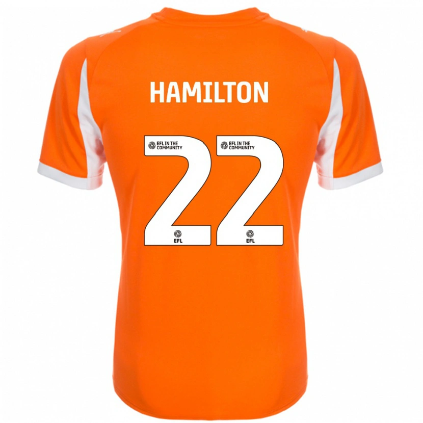Danxen Damen Cj Hamilton #22 Orange Weiß Heimtrikot Trikot 2025/26 T-Shirt