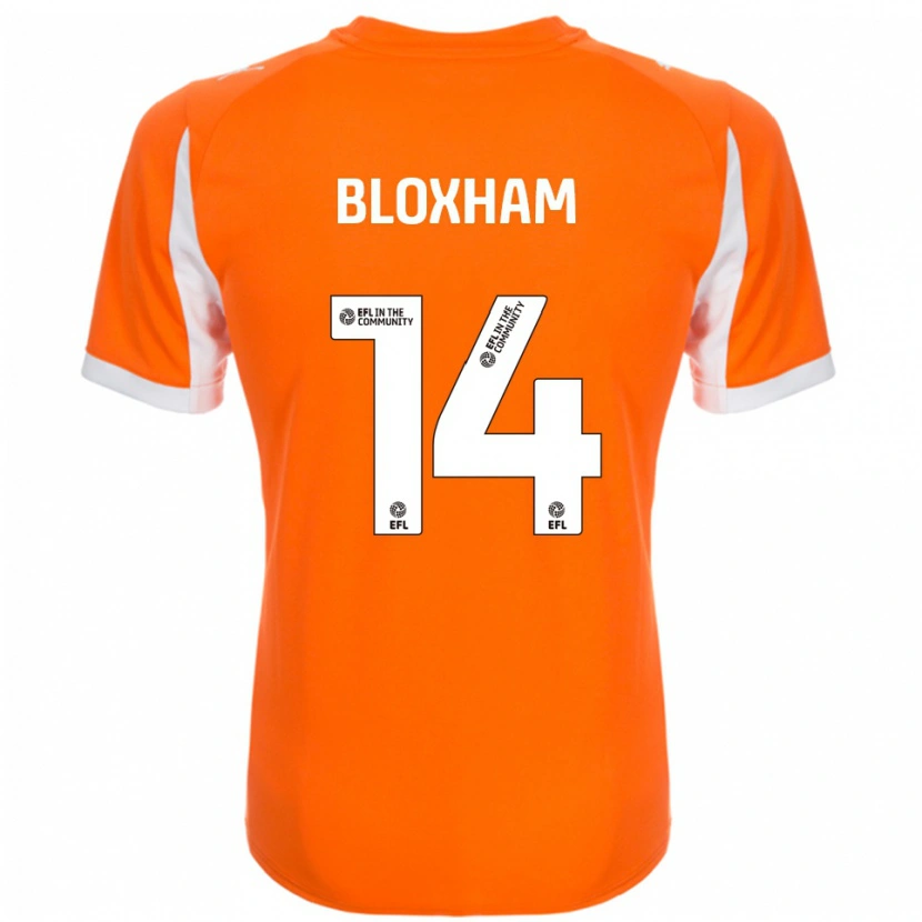 Danxen Damen Tom Bloxham #14 Orange Weiß Heimtrikot Trikot 2025/26 T-Shirt