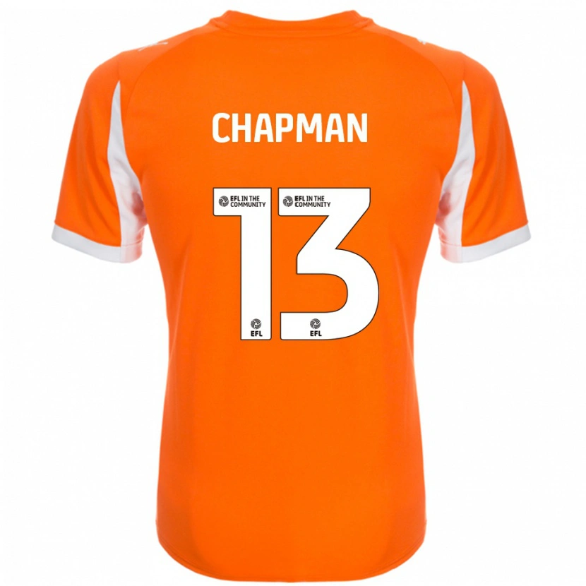 Danxen Damen Mackenzie Chapman #13 Orange Weiß Heimtrikot Trikot 2025/26 T-Shirt