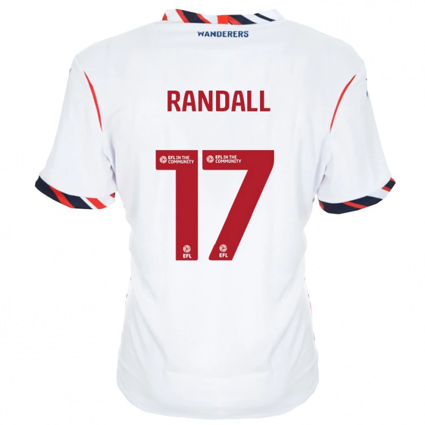 Danxen Damen Joel Randall #17 Weiß Rot Heimtrikot Trikot 2025/26 T-Shirt