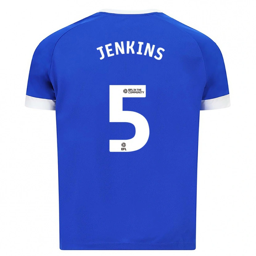 Danxen Damen Nieve Jenkins #5 Blau Weiß Heimtrikot Trikot 2025/26 T-Shirt
