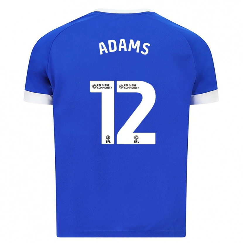 Danxen Damen Kelly Adams #12 Blau Weiß Heimtrikot Trikot 2025/26 T-Shirt