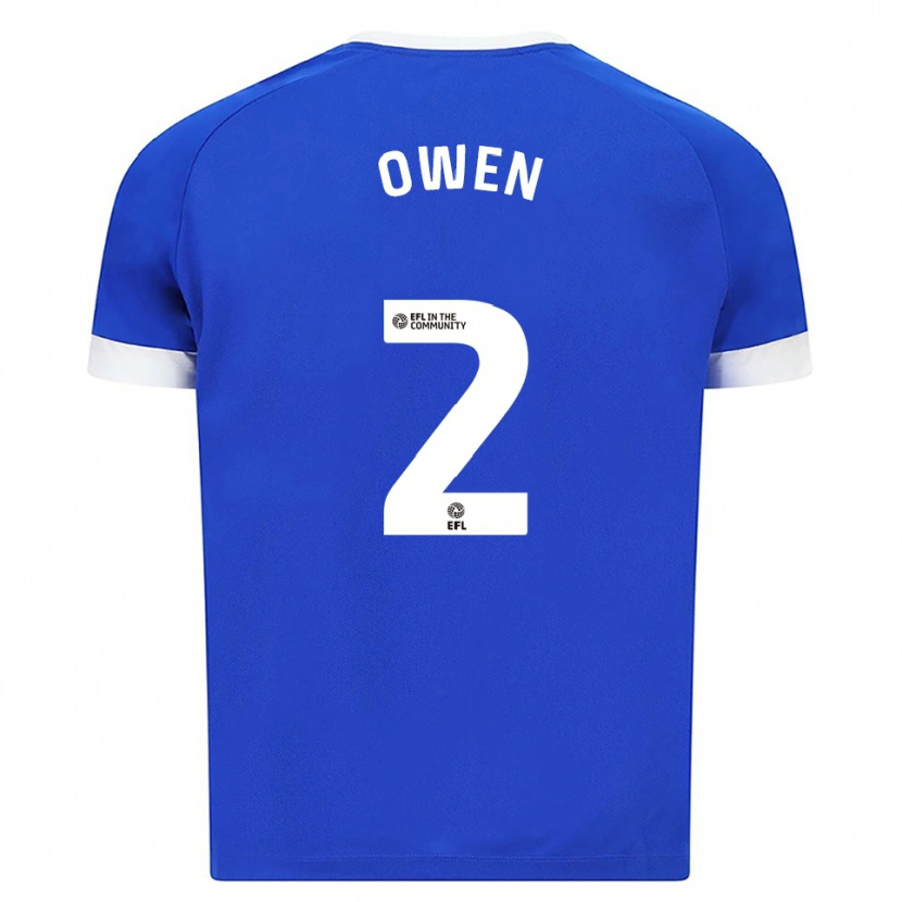 Danxen Damen Lisa Owen #2 Blau Weiß Heimtrikot Trikot 2025/26 T-Shirt