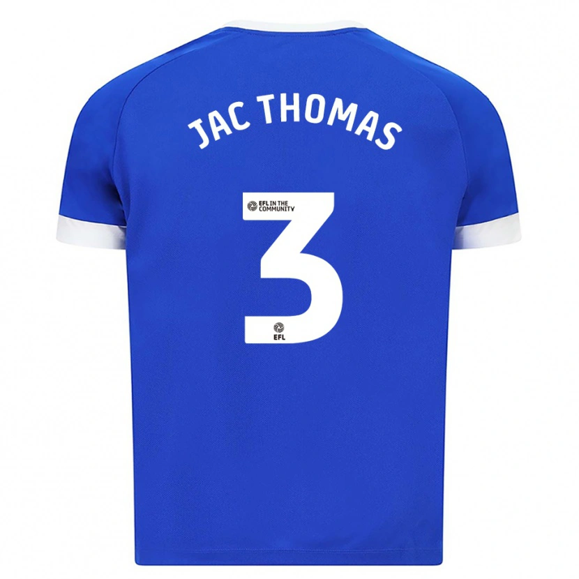 Danxen Damen Jac Thomas #3 Blau Weiß Heimtrikot Trikot 2025/26 T-Shirt