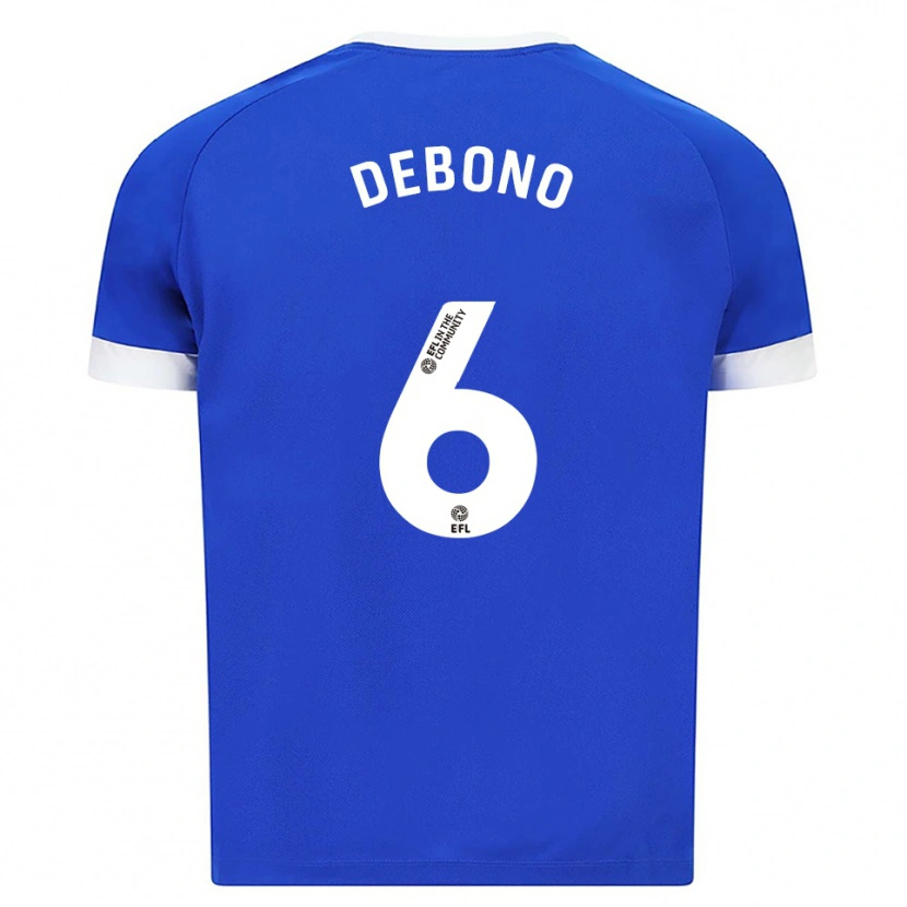 Danxen Damen Alyas Debono #6 Blau Weiß Heimtrikot Trikot 2025/26 T-Shirt