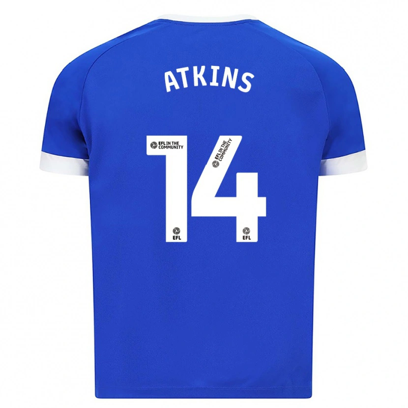 Danxen Damen Zoe Atkins #14 Blau Weiß Heimtrikot Trikot 2025/26 T-Shirt