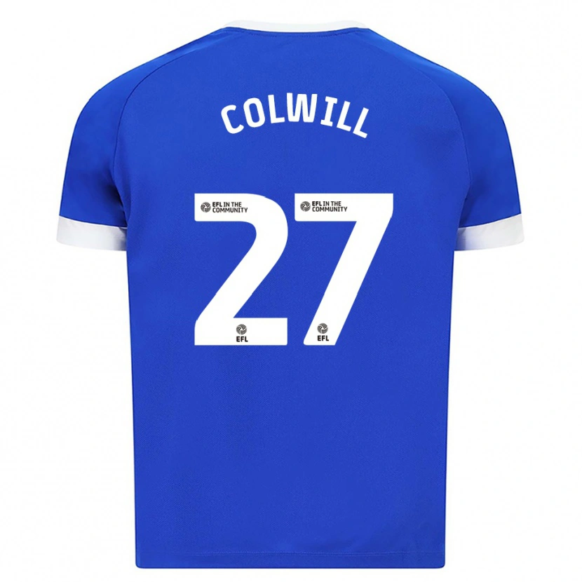 Danxen Damen Joel Colwill #27 Blau Weiß Heimtrikot Trikot 2025/26 T-Shirt