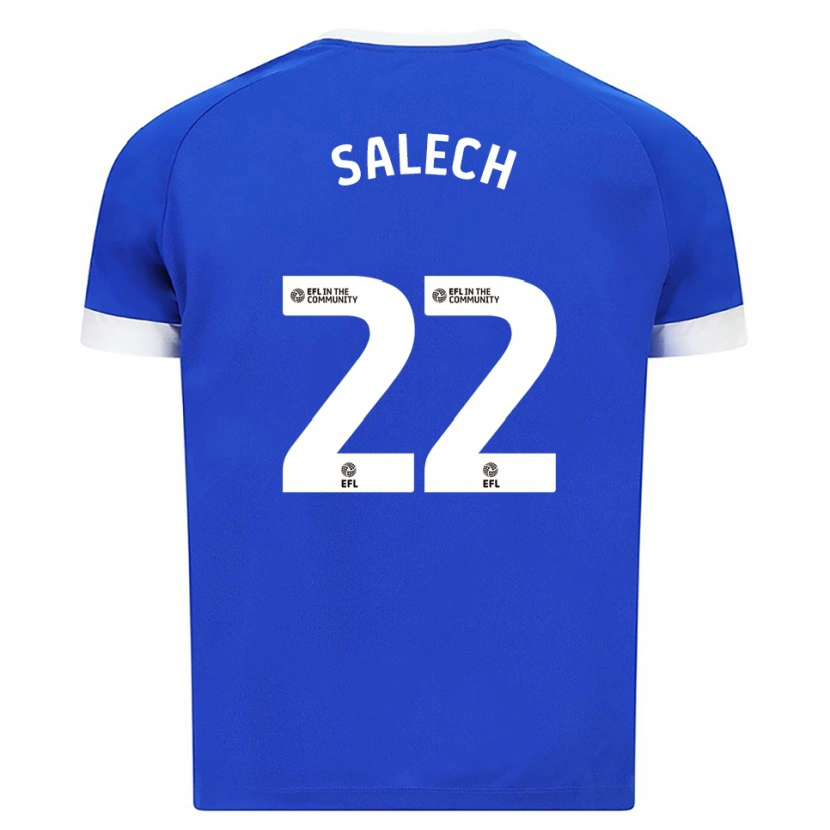 Danxen Damen Yousef Salech #22 Blau Weiß Heimtrikot Trikot 2025/26 T-Shirt