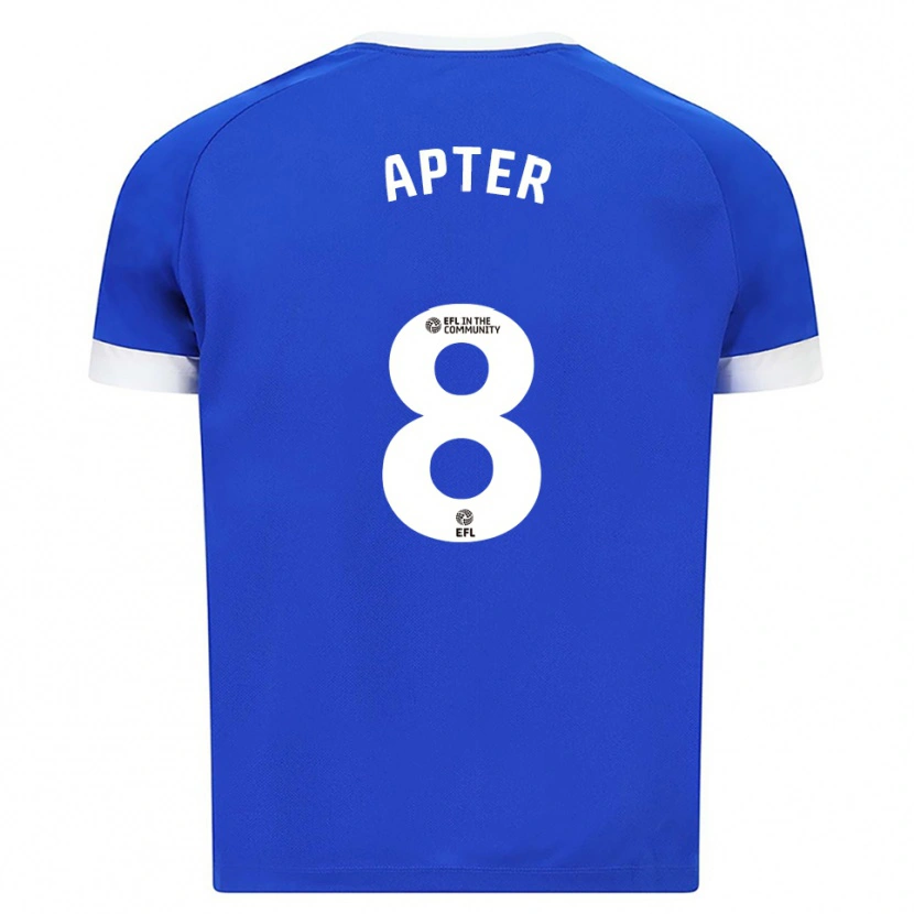 Danxen Damen Matthew Apter #8 Blau Weiß Heimtrikot Trikot 2025/26 T-Shirt