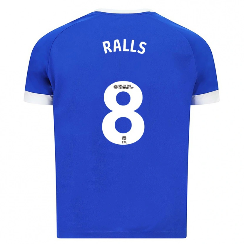 Danxen Damen Joe Ralls #8 Blau Weiß Heimtrikot Trikot 2025/26 T-Shirt