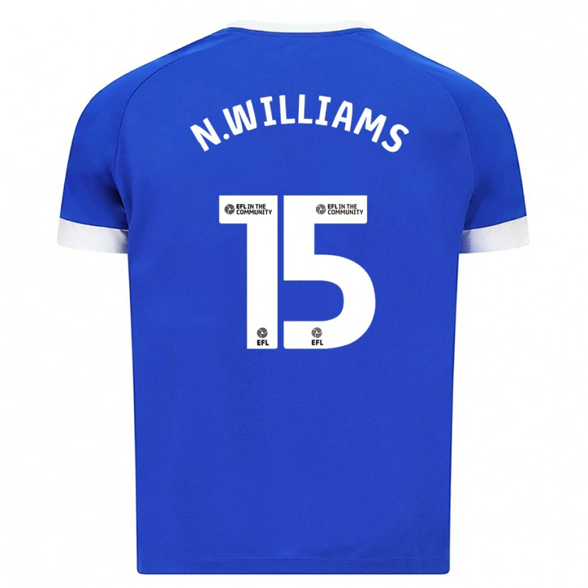 Danxen Damen Noah Williams #15 Blau Weiß Heimtrikot Trikot 2025/26 T-Shirt