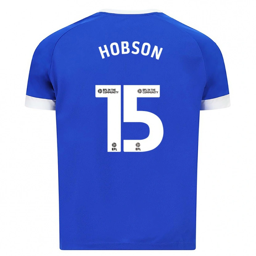 Danxen Damen Jacob Hobson #15 Blau Weiß Heimtrikot Trikot 2025/26 T-Shirt