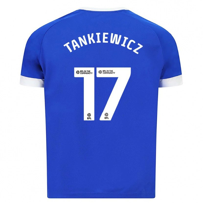 Danxen Damen Rob Tankiewicz #17 Blau Weiß Heimtrikot Trikot 2025/26 T-Shirt