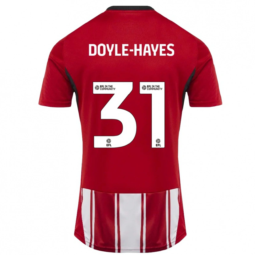 Danxen Damen Jake Doyle-Hayes #31 Rot Weiß Schwarz Heimtrikot Trikot 2025/26 T-Shirt