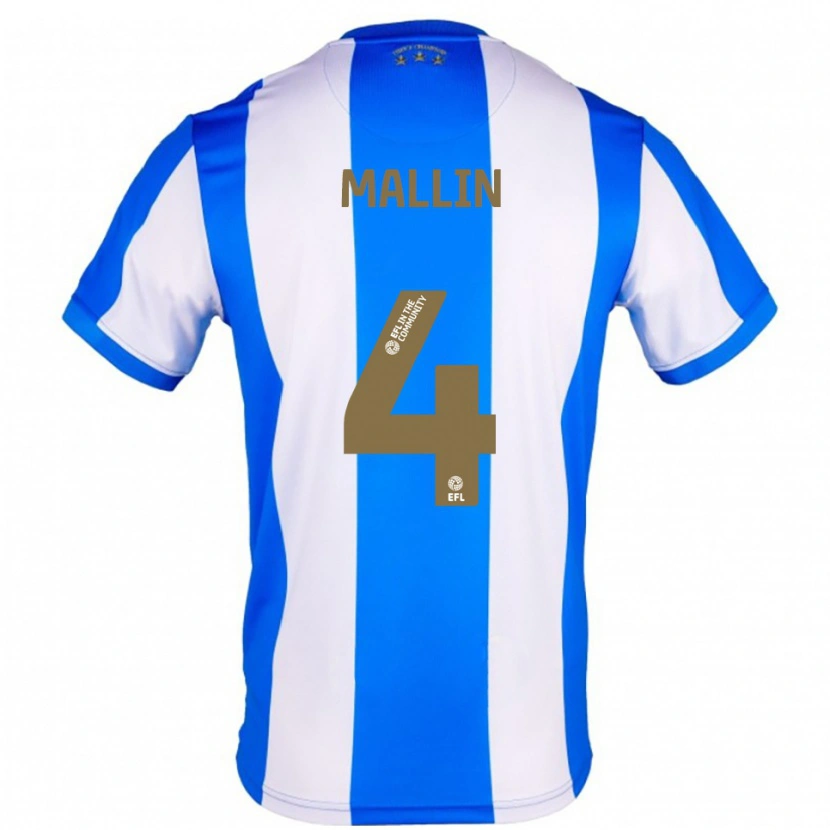 Danxen Damen Kate Mallin #4 Blau Weiß Heimtrikot Trikot 2025/26 T-Shirt