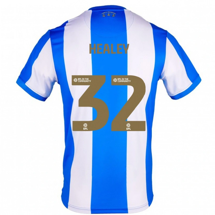 Danxen Damen Rhys Healey #32 Blau Weiß Heimtrikot Trikot 2025/26 T-Shirt