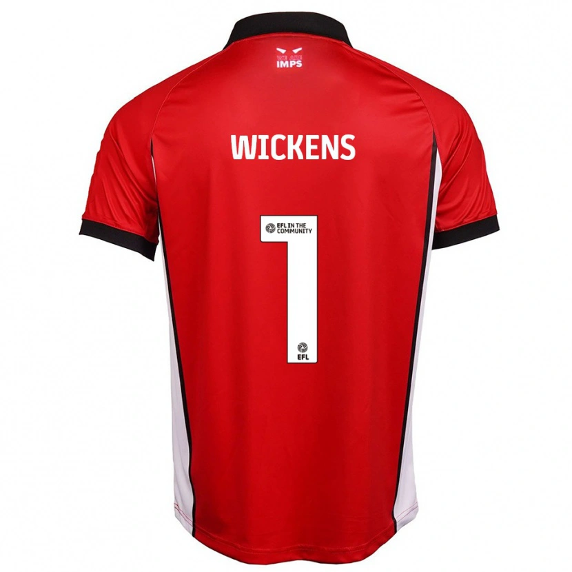 Danxen Damen George Wickens #1 Rot Weiß Heimtrikot Trikot 2025/26 T-Shirt