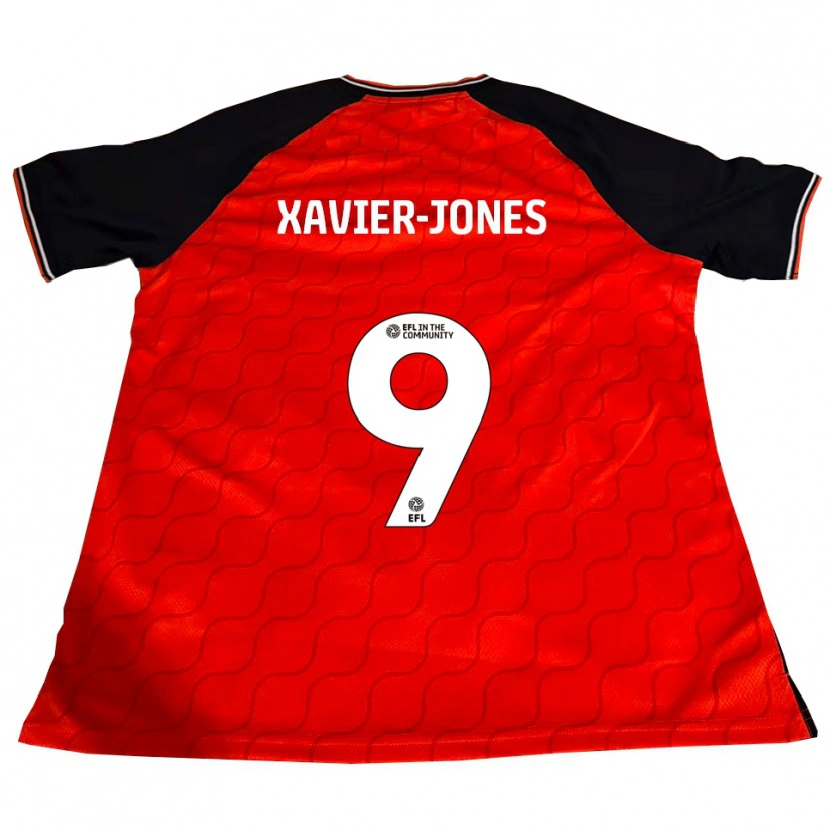 Danxen Damen Tate Xavier-Jones #9 Orange Schwarz Weiß Heimtrikot Trikot 2025/26 T-Shirt