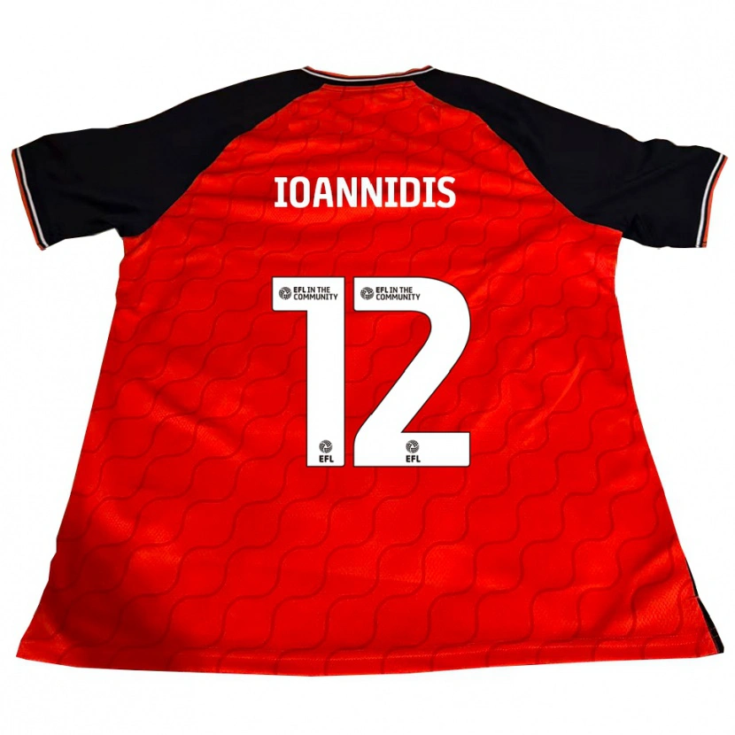 Danxen Damen Zacharias Ioannidis #12 Orange Schwarz Weiß Heimtrikot Trikot 2025/26 T-Shirt