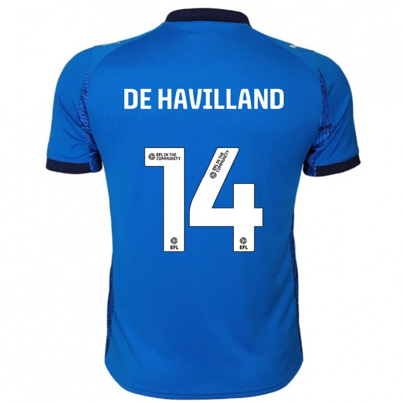 Danxen Damen Ryan De Havilland #14 Blau Weiß Heimtrikot Trikot 2025/26 T-Shirt
