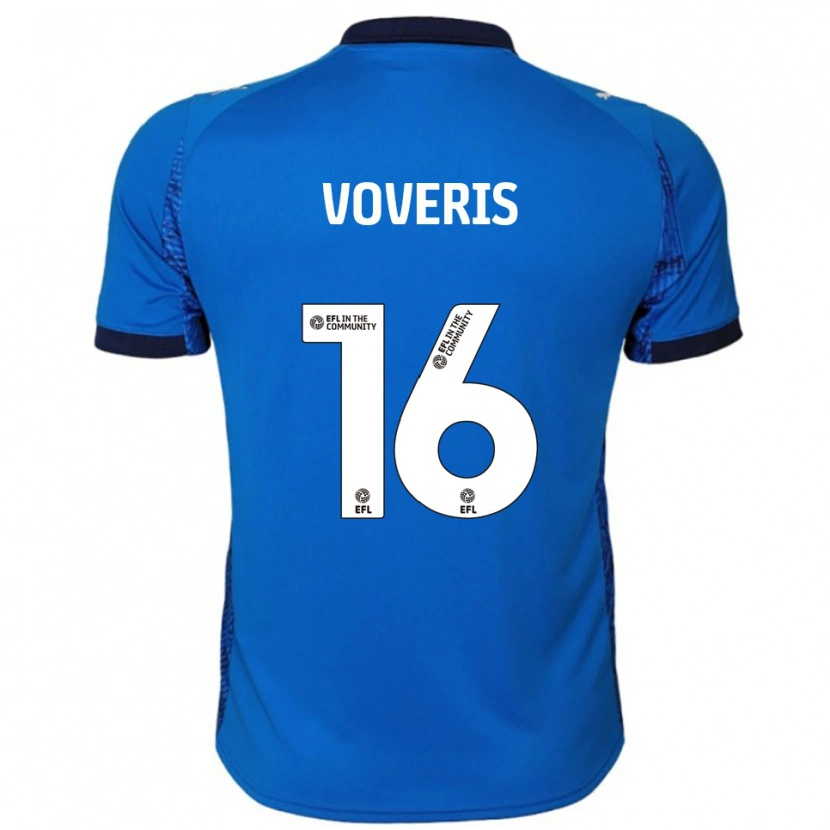 Danxen Damen Airidas Voveris #16 Blau Weiß Heimtrikot Trikot 2025/26 T-Shirt