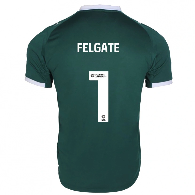Danxen Damen Lily Felgate #1 Grün Weiß Heimtrikot Trikot 2025/26 T-Shirt