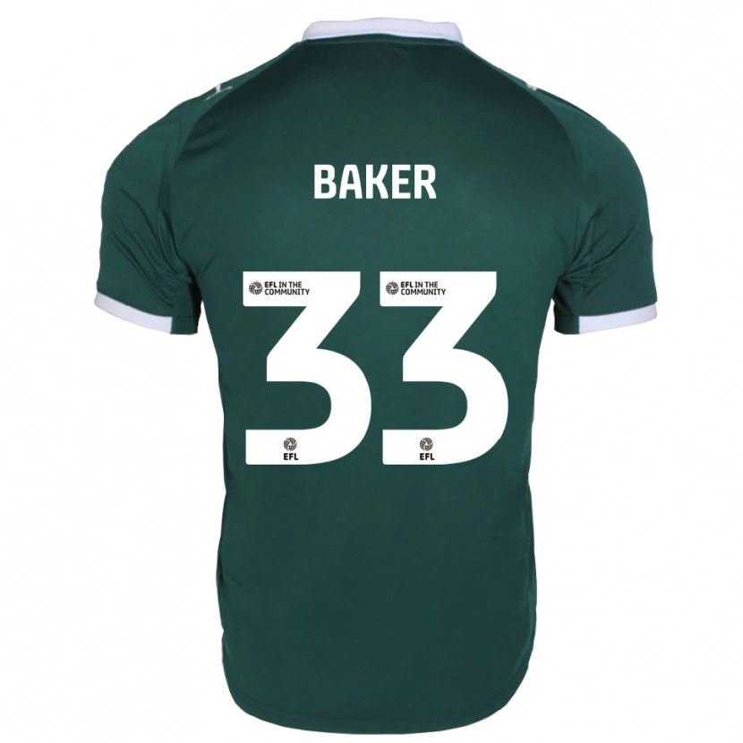 Danxen Damen Zak Baker #33 Grün Weiß Heimtrikot Trikot 2025/26 T-Shirt