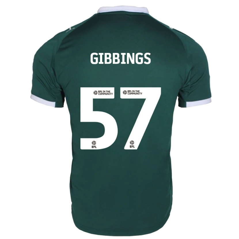 Danxen Damen Cole Gibbings #57 Grün Weiß Heimtrikot Trikot 2025/26 T-Shirt