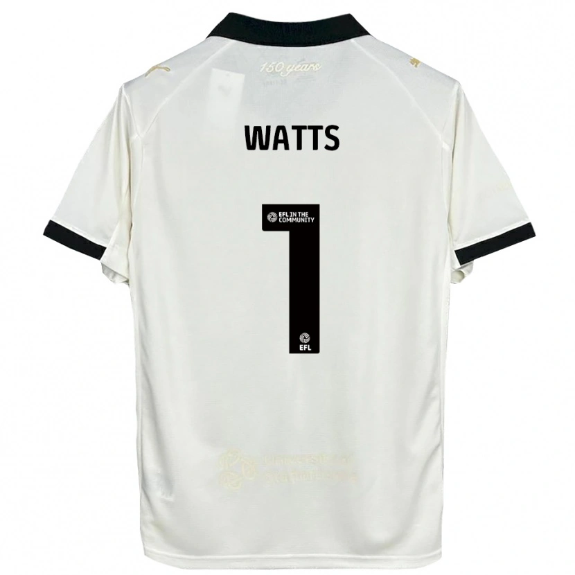 Danxen Damen Connie Watts #1 Cremeweiß Schwarz Heimtrikot Trikot 2025/26 T-Shirt