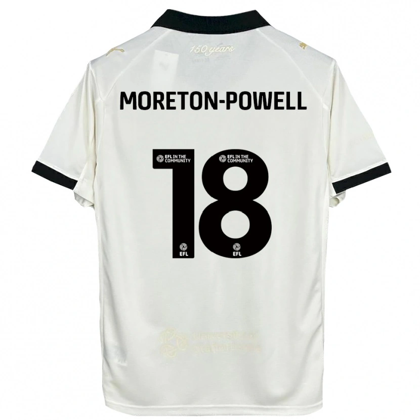 Danxen Damen Erin Moreton-Powell #18 Cremeweiß Schwarz Heimtrikot Trikot 2025/26 T-Shirt