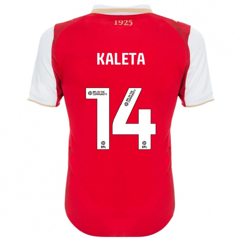 Danxen Damen Marvin Kaleta #14 Rot Weiß Heimtrikot Trikot 2025/26 T-Shirt