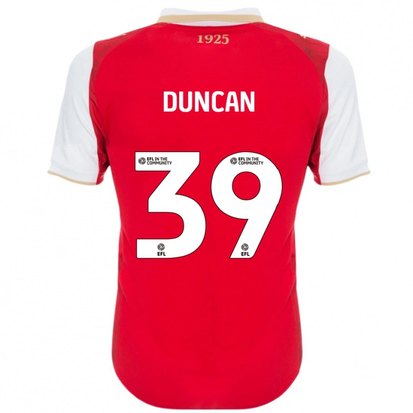 Danxen Damen Harrison Duncan #39 Rot Weiß Heimtrikot Trikot 2025/26 T-Shirt