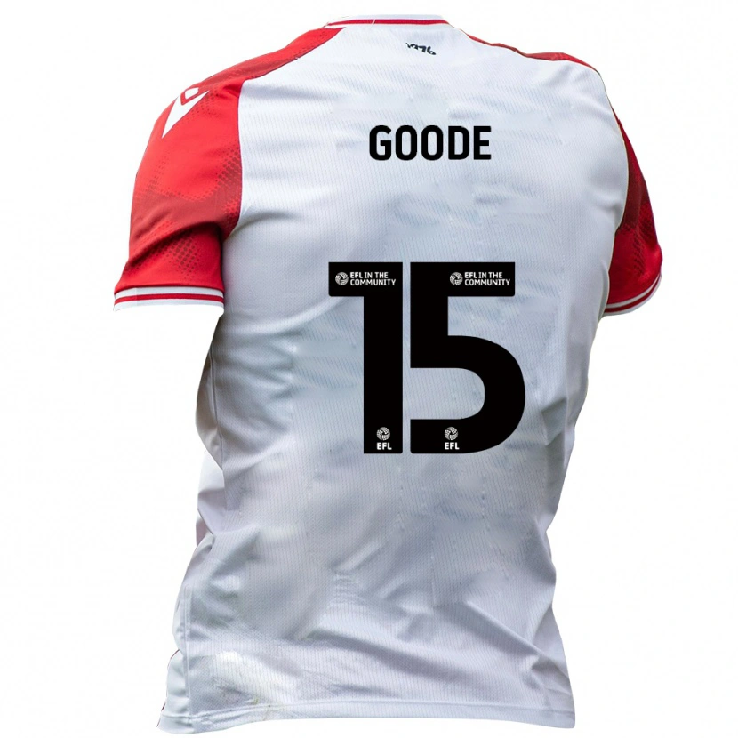 Danxen Damen Charlie Goode #15 Weiß Rot Heimtrikot Trikot 2025/26 T-Shirt