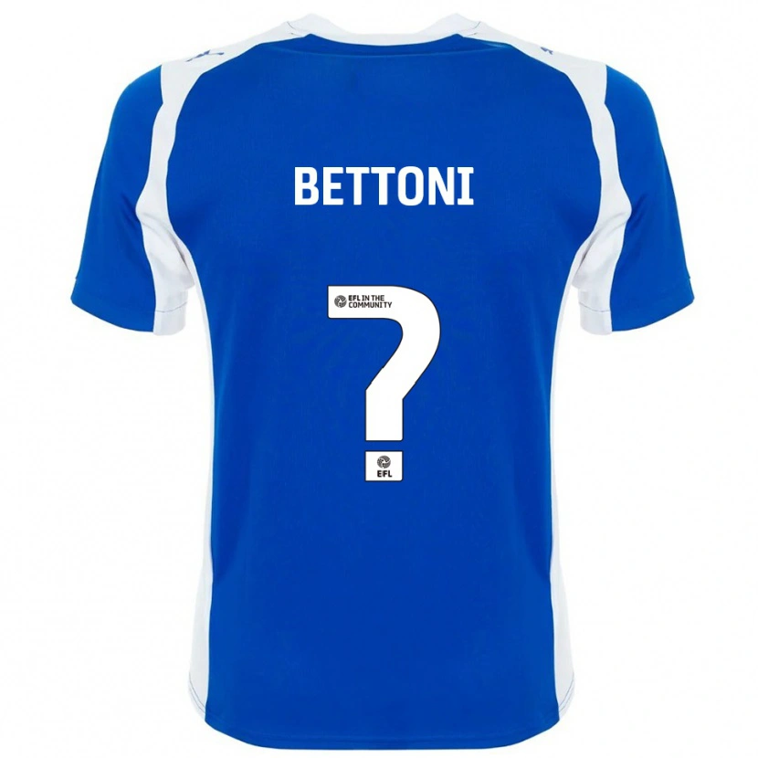 Danxen Damen Harrison Bettoni #0 Blau Weiß Heimtrikot Trikot 2025/26 T-Shirt