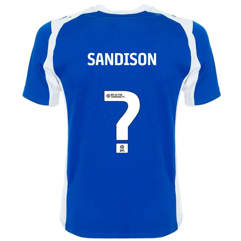 Danxen Damen Nathan Sandison #0 Blau Weiß Heimtrikot Trikot 2025/26 T-Shirt